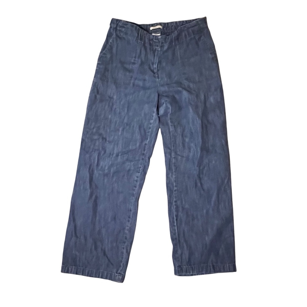 Y2K Covington Classic Fit Pants Relaxed Straight Leg Blue 12